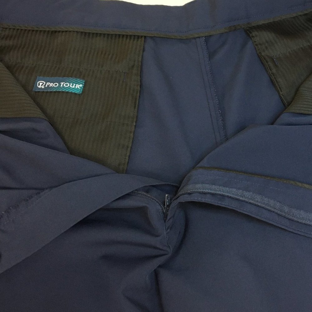 MEN's PRO TOUR GOLF SHORTs 11" INSEAM STRETCH WICKING NAVY BLUE WST: 42